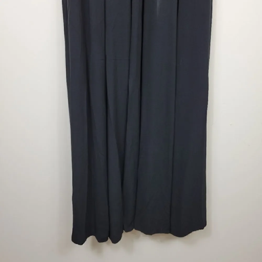 Torrid Lace-Up Challis Trapeze Maxi Dress – Black 00 (10) - Picture 9 of 13